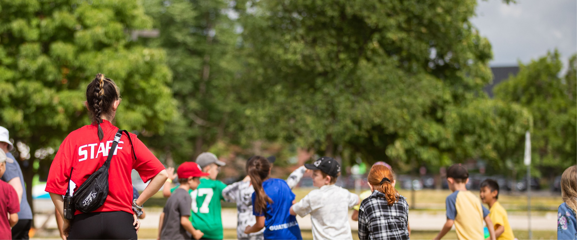 Gryphon Camps Instructor leading campers